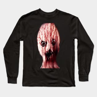 Scary blood face Long Sleeve T-Shirt